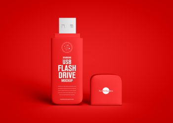 USB Flash Drive Mockup