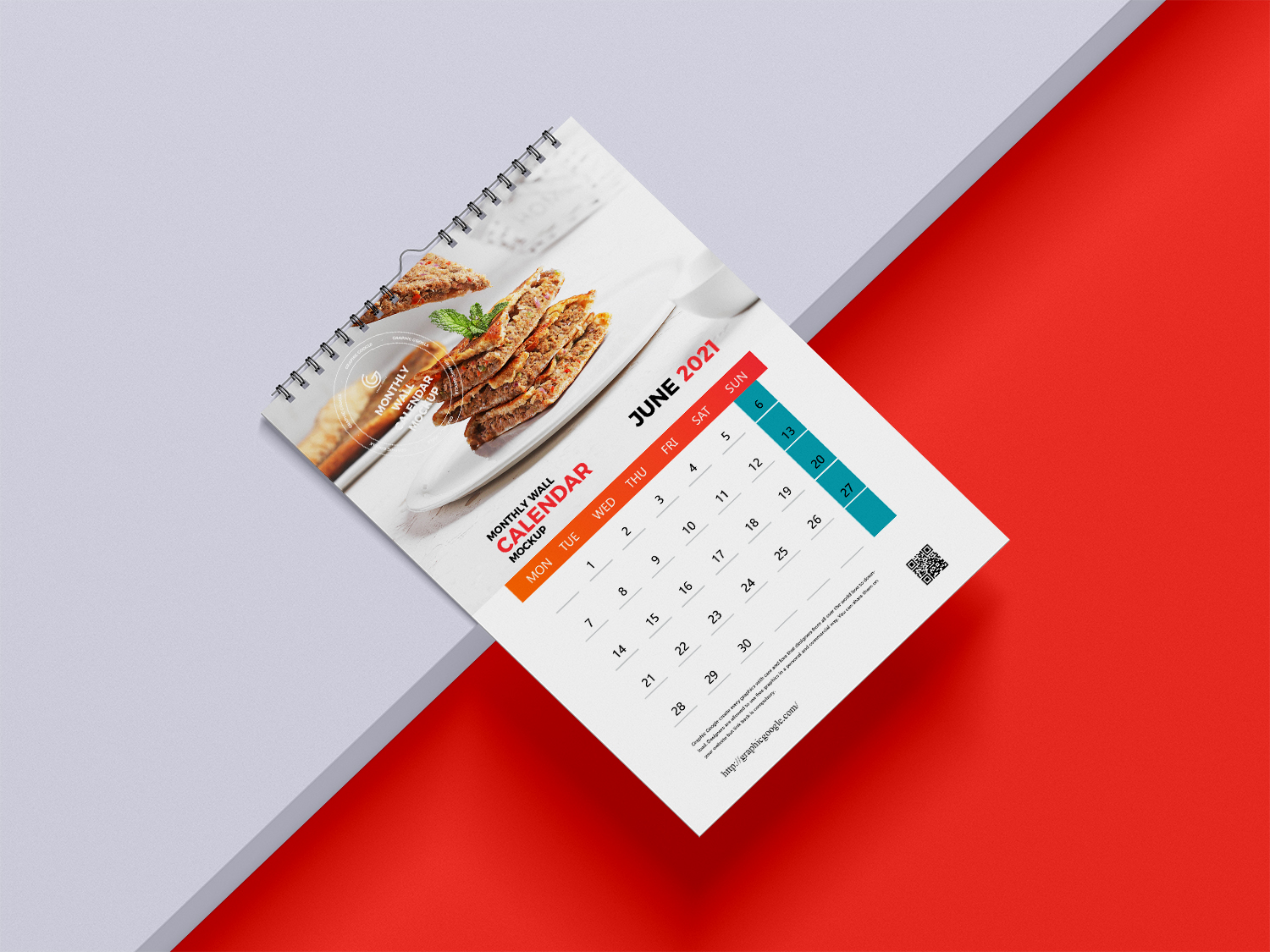 Wall Calendar Mockup