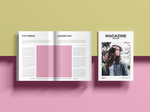 A4 Size Magazine Mockup