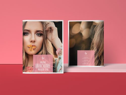 Brand Brochure Free Mockup PSD