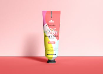 Cosmetics Cream Tube Mockup