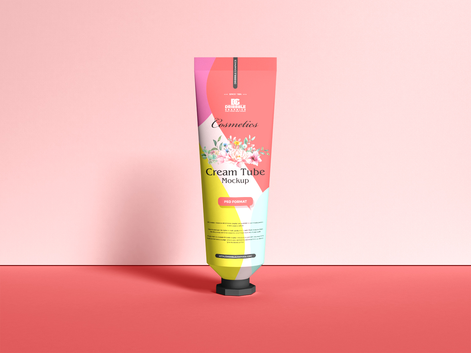 Cosmetics Cream Tube Mockup