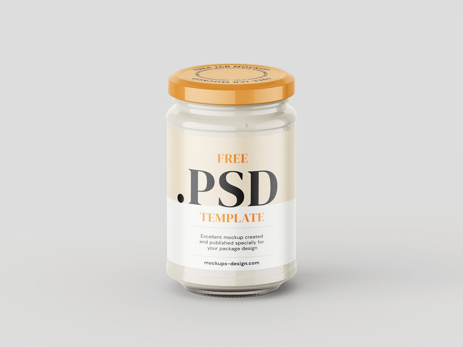 Cream Jar Mockup