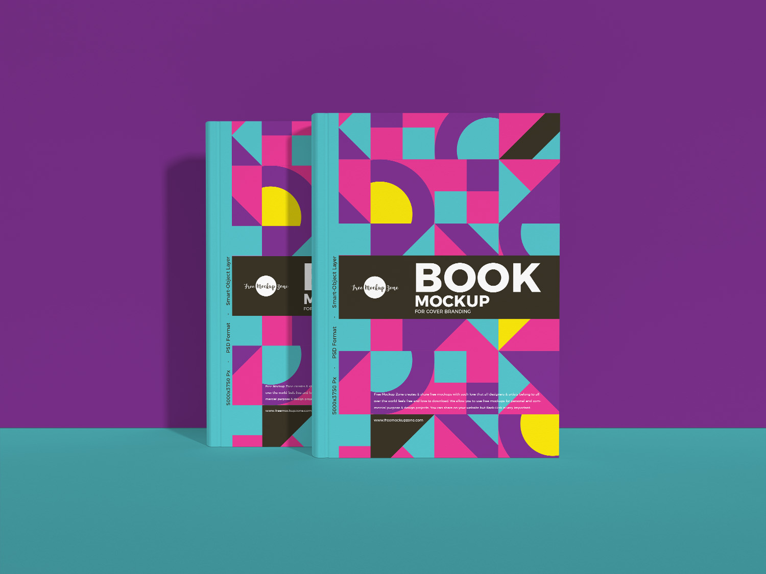 Free Cover Branding Book Mockup PSD