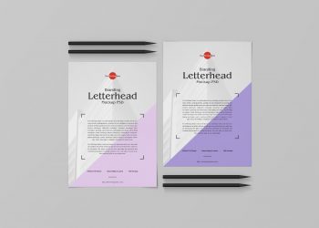 Free Elegant Letterhead Mockup