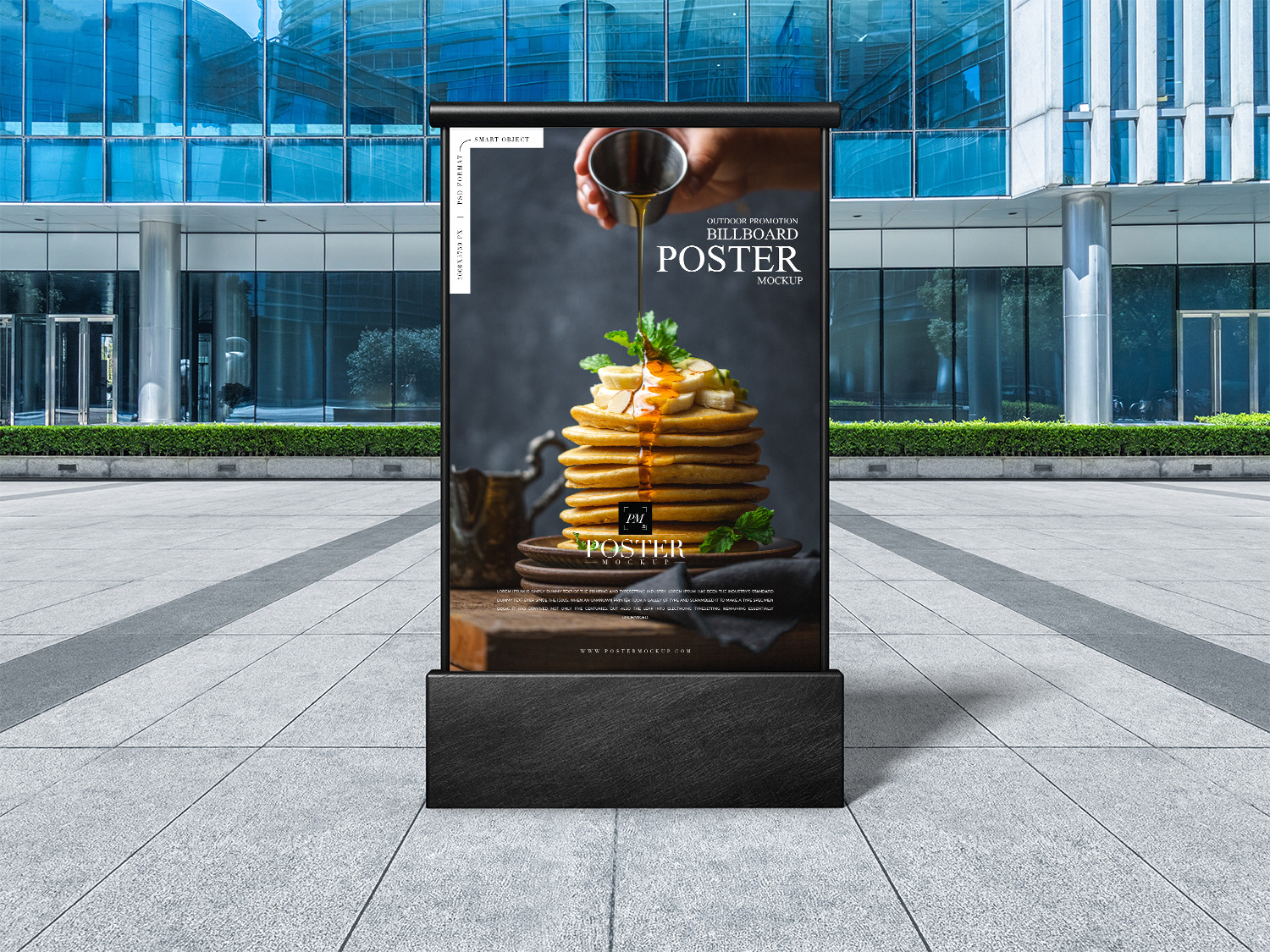 Free Outdoor Advertisement Billboard Poster PSD Mockup