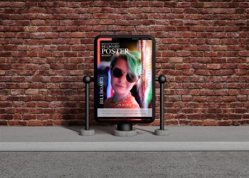 Free Outdoor Billboard Poster Mockup