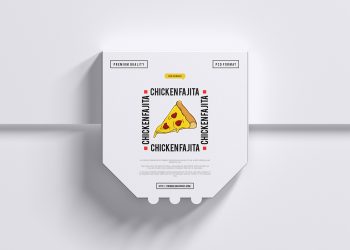 Free Packaging Pizza Box Mockup