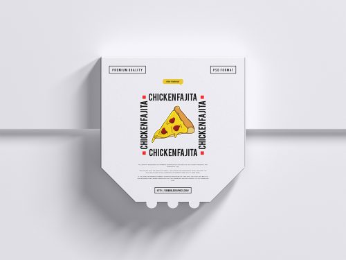 Free Packaging Pizza Box Mockup