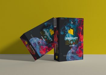 Free Product Box Mockup For Packaging