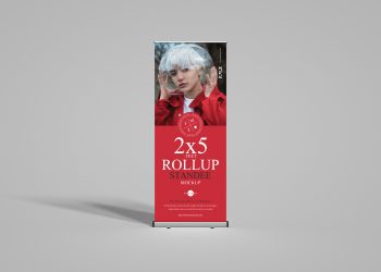 Free Roll Up Banner Mockup