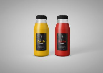 Juice Bottle Mockup