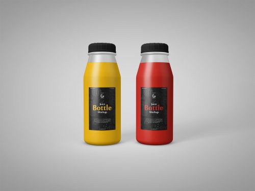 Juice Bottle Mockup