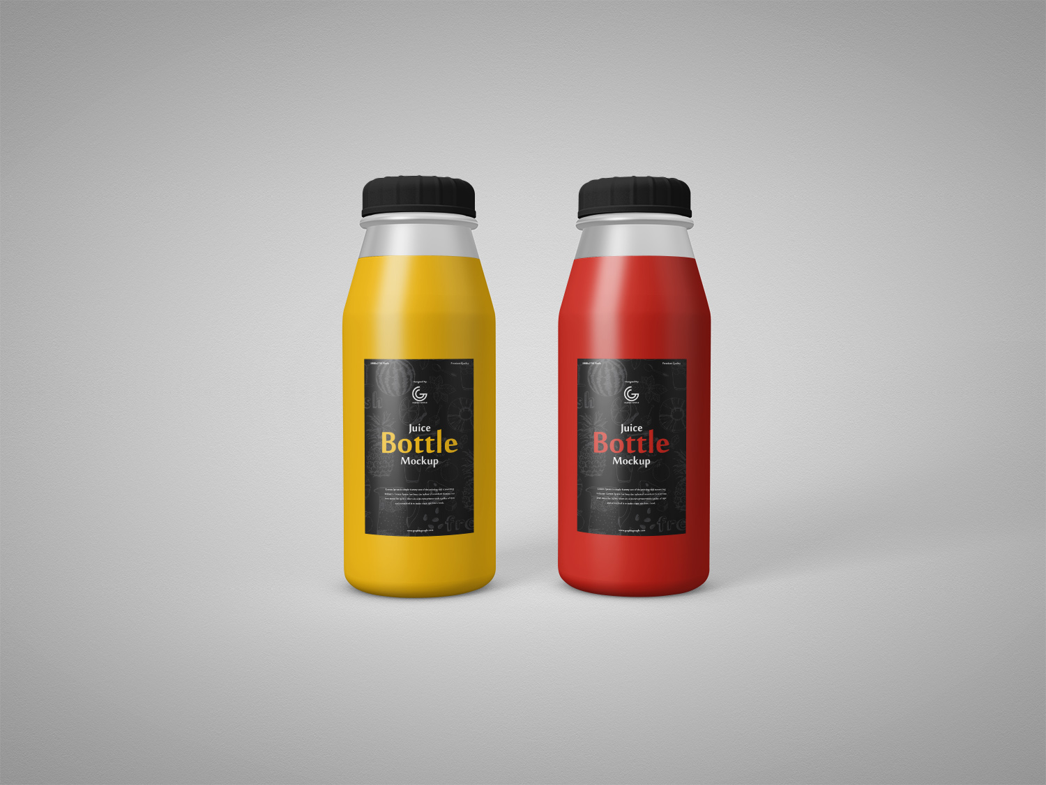 Juice Bottle Mockup