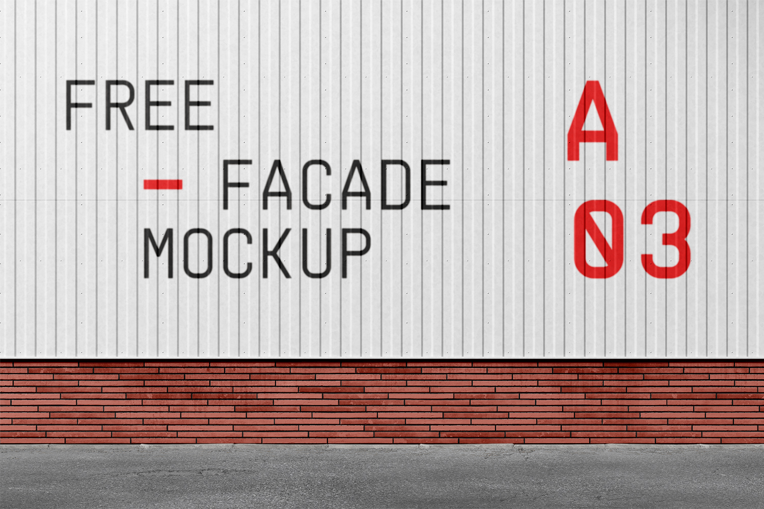 Metal Facade Mockup