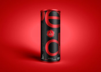 Modern Drink Can Mockup