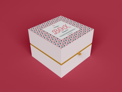 Packaging Box Free Mockup