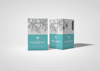 Packaging Medicine Box Mockup