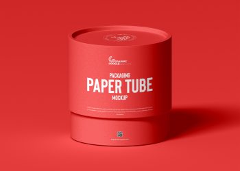 Packaging Paper Tube Mockup