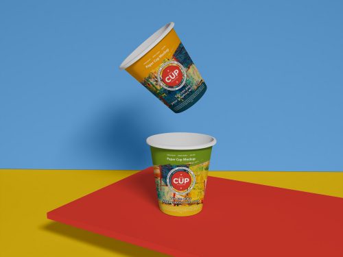 Paper Cup Free Mockup