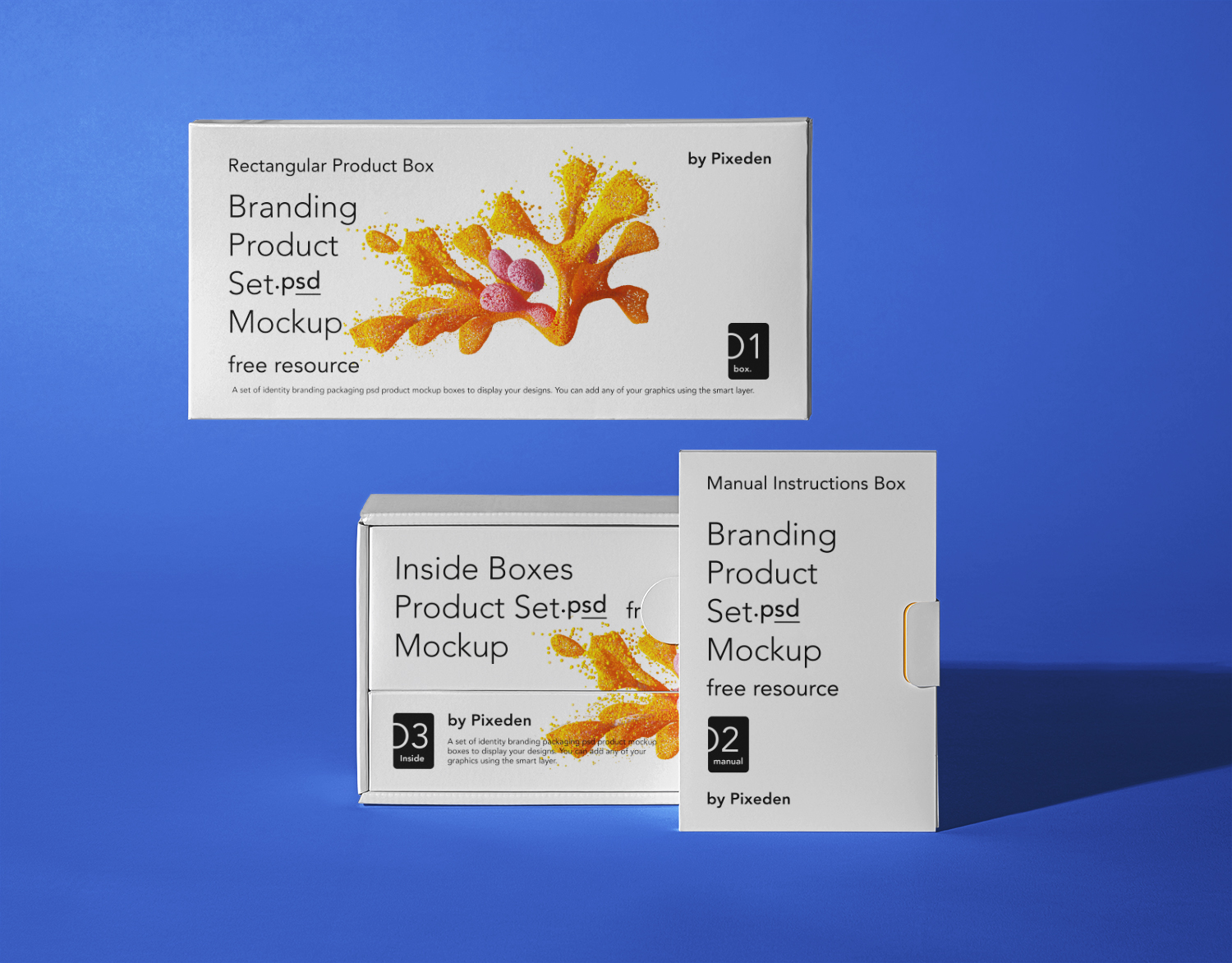 Product Branding Psd Box Mockup