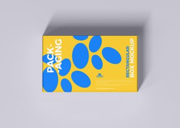 Rectangular Packaging Box Mockup