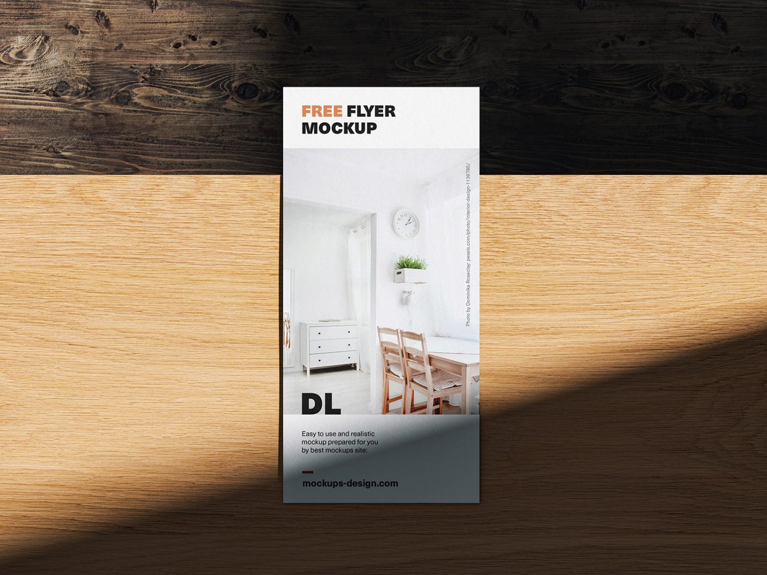 Single DL Flyer PSD Mockup