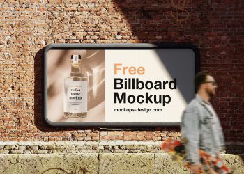 Street Billboard Mockup