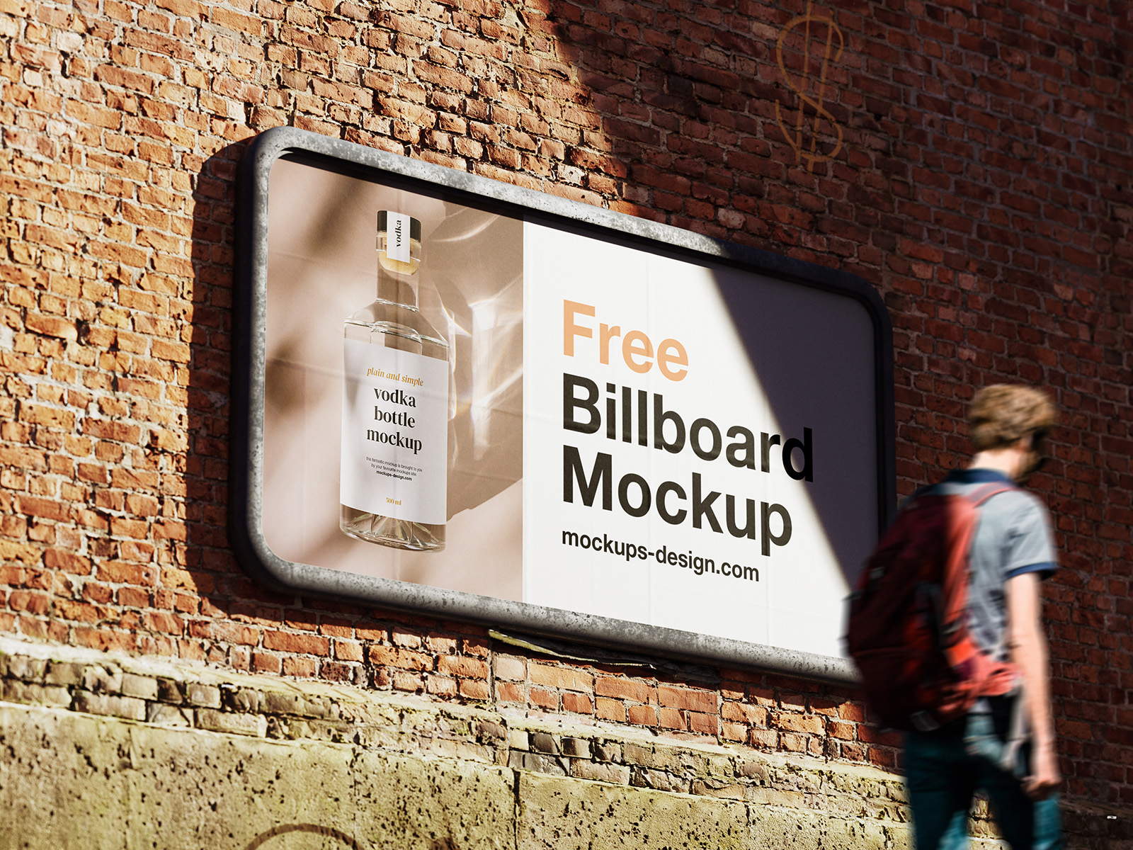 Street Billboard Mockup