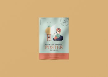 Wrinkled Poster Mockup