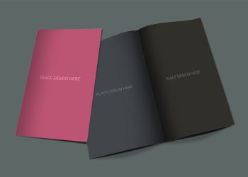 Bi-Fold Brochure Mockup