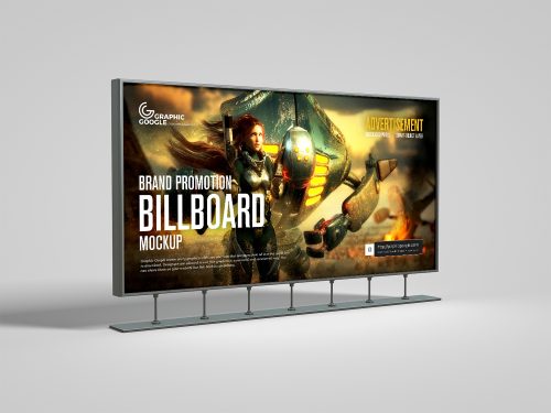 Free Brand Promotion Billboard Mockup