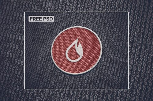 Free Embroidery Logo Mockup