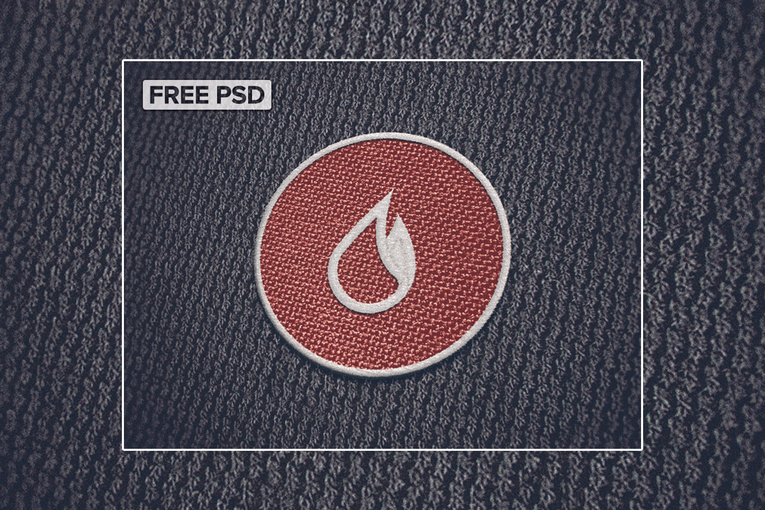 Free Embroidery Logo Mockup