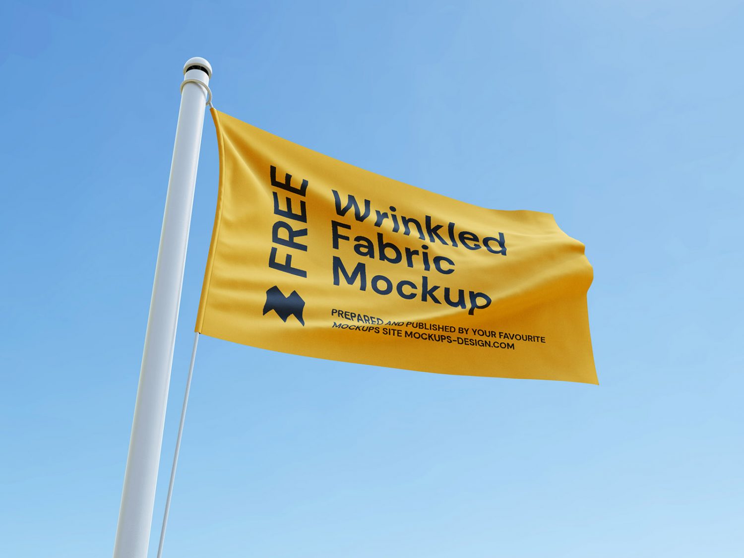 Free Flag Mockup