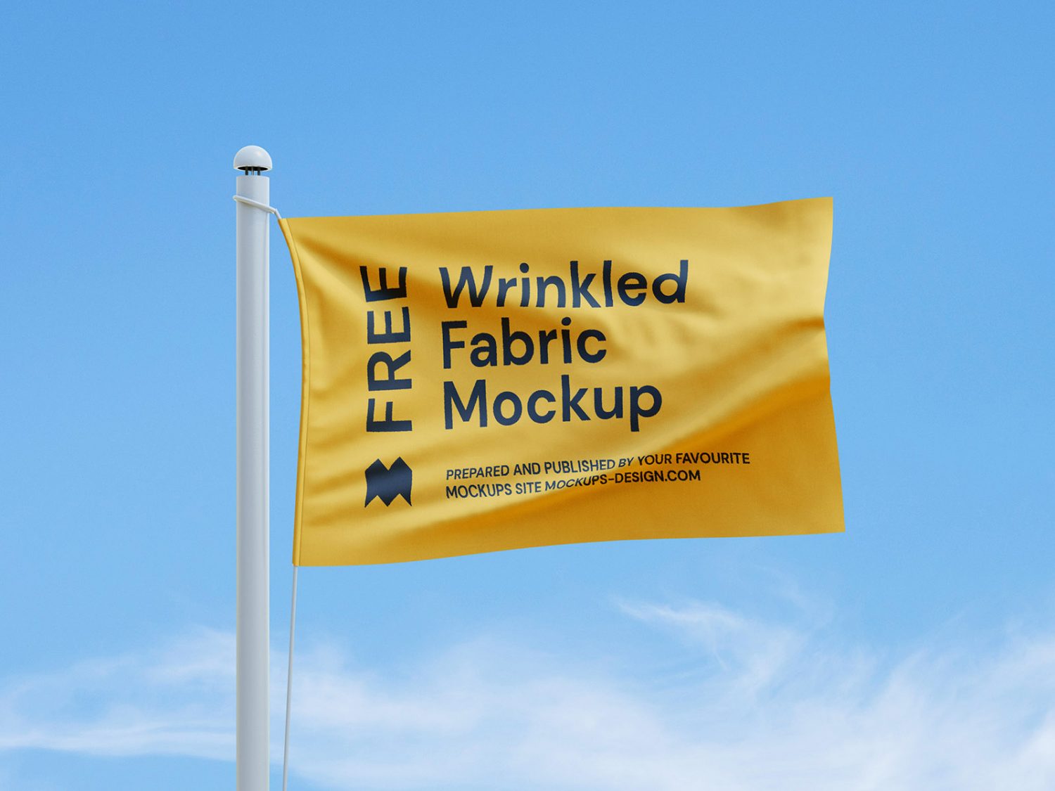 Free Flag Mockup