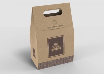 Free Kraft Paper Bag Mockup