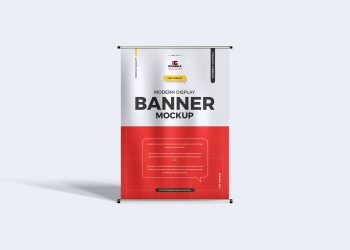 Free Modern Display Banner Mockup