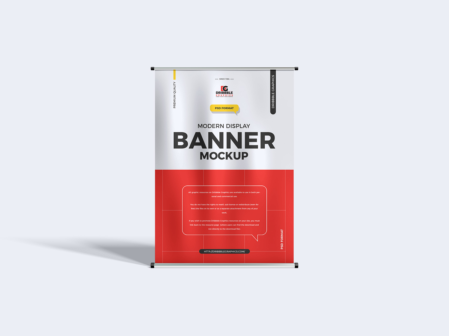 Free Modern Display Banner Mockup