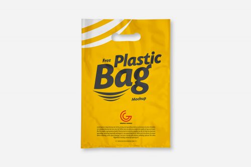 Free Plastic Bag Mockup