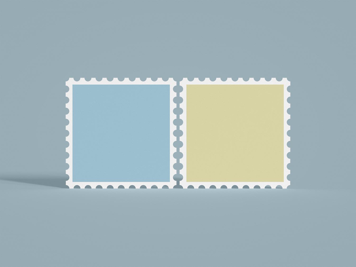 Free Postage Stamp Mockup