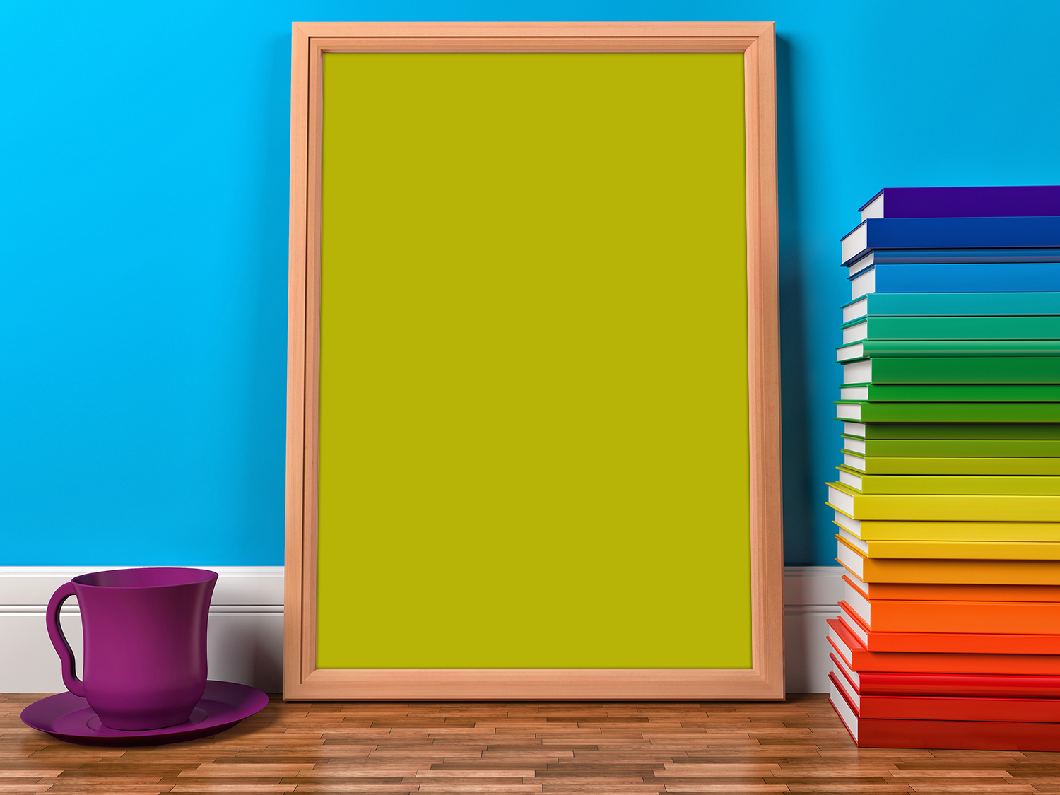 Free Wood Frame Mockup