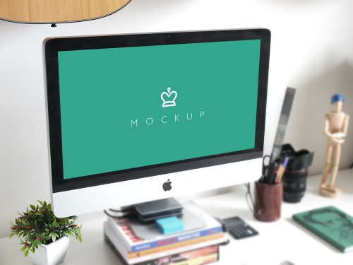 Free iMac Psd Mockup