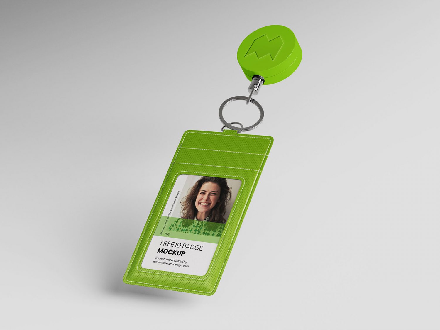 Fabric ID Holder Free Mockup