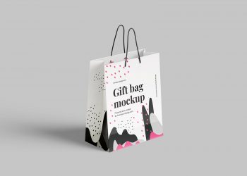 Paper Gift Bag Free Mockup