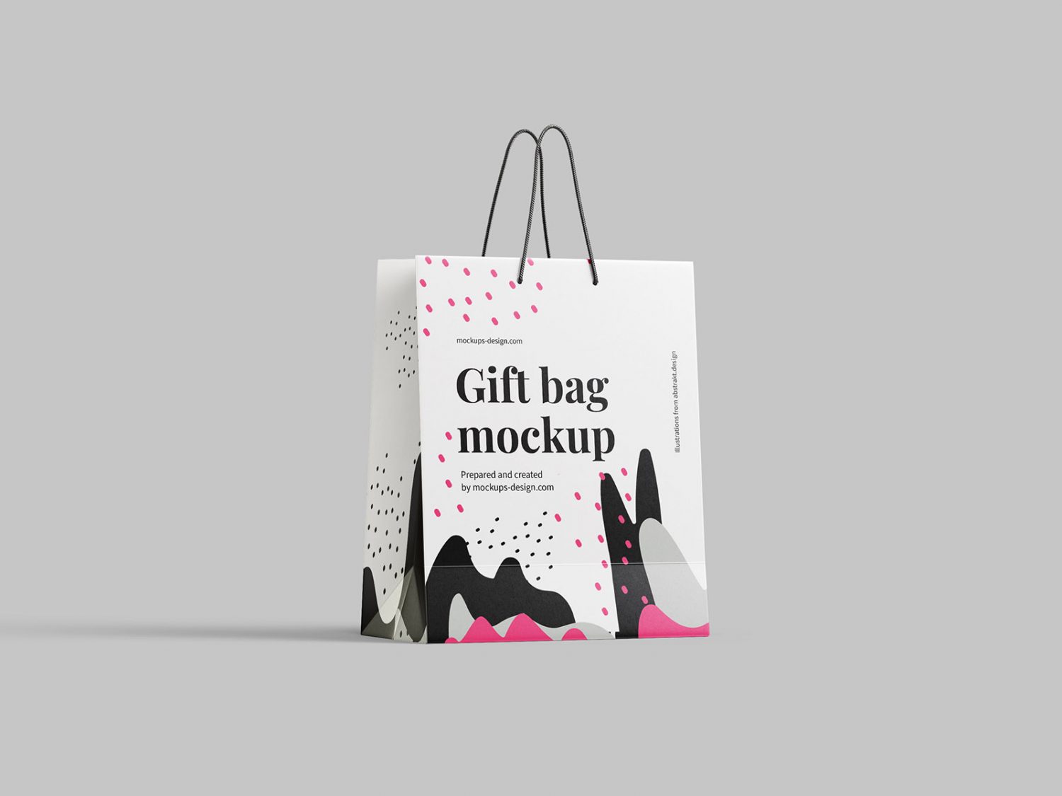 Paper Gift Bag Free Mockup