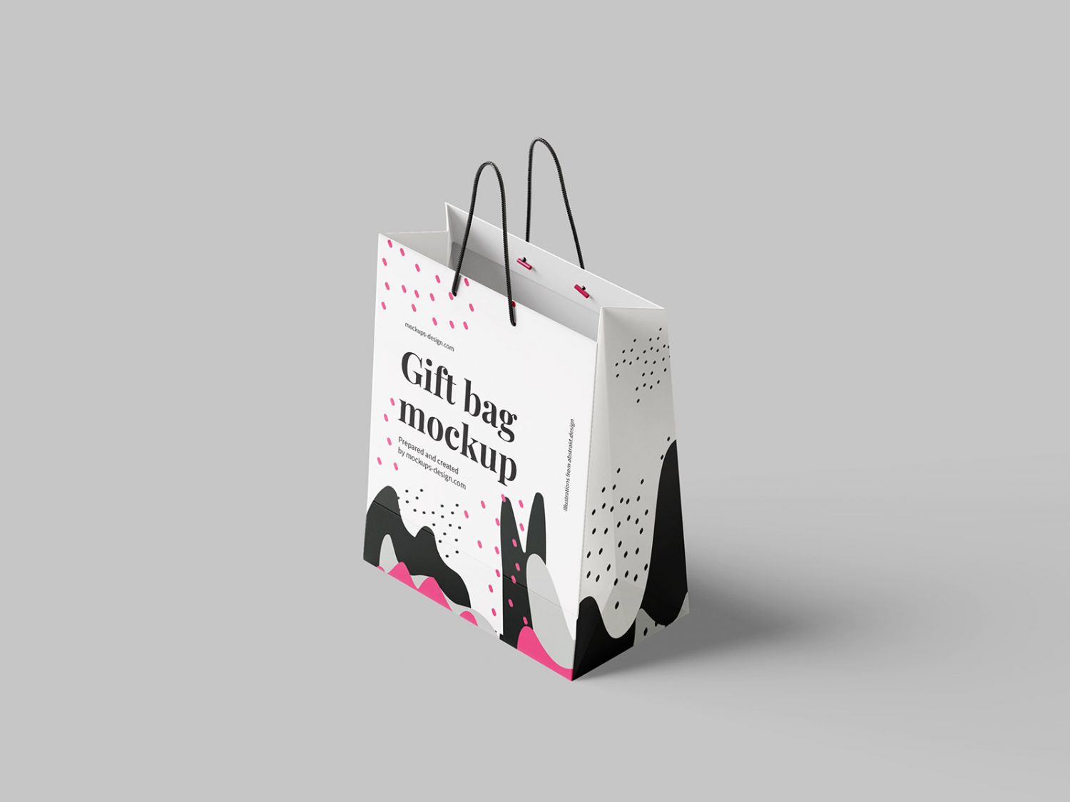 Paper Gift Bag Free Mockup