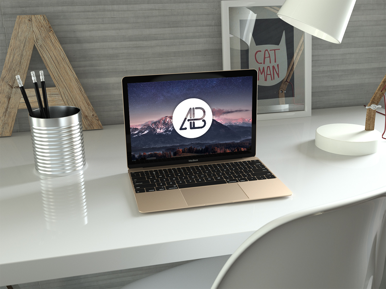 Macbook Free Mockup