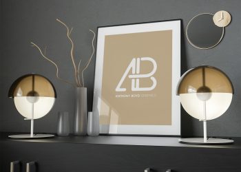 Modern Poster Free Mockup