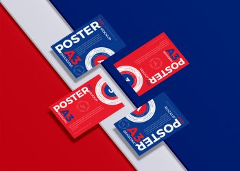 Premium Poster Mockup PSD